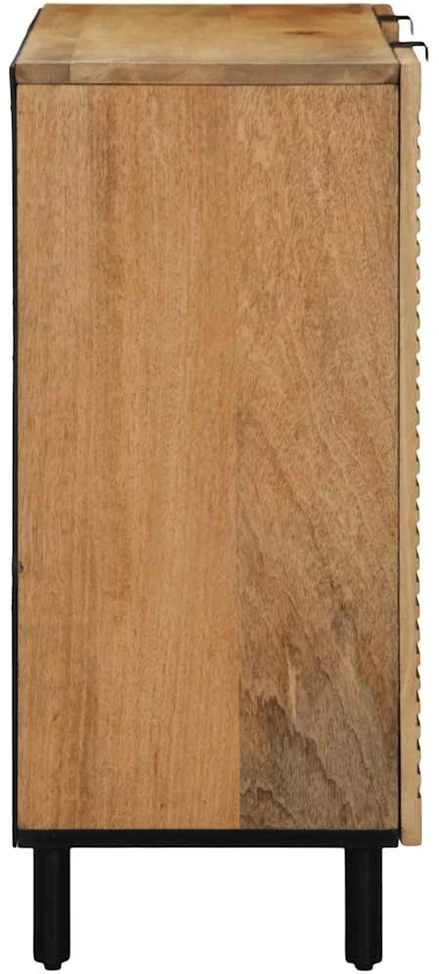 indauja Ruda 90x33x75 cm Masyvo medžio mango