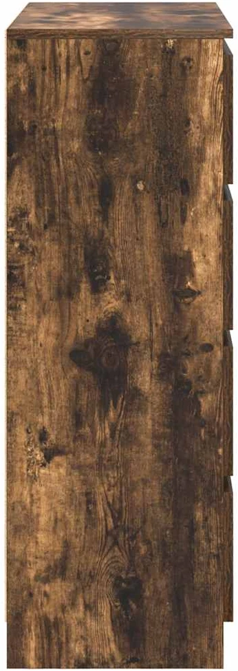 indauja rūkytas ąžuolas 80x35x99 cm inžinerinė mediena