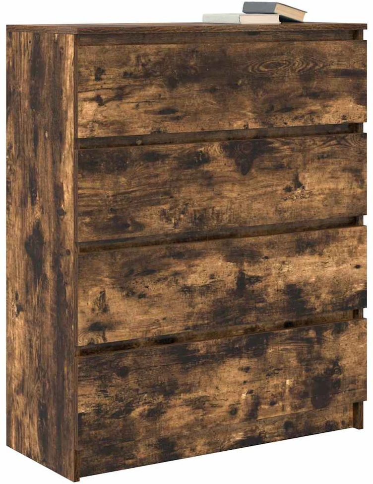 indauja rūkytas ąžuolas 80x35x99 cm inžinerinė mediena
