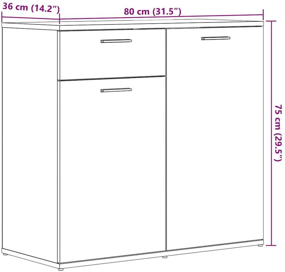 indauja Sena mediena 80x36x75 cm Inžinierinė mediena
