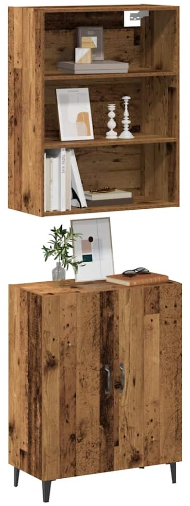 indauja su sienine spintele Old Wood Engineered Wood