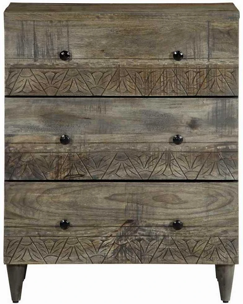 indauja šviesiai pilka 60x33,5x75 cm medžio masyvo mango