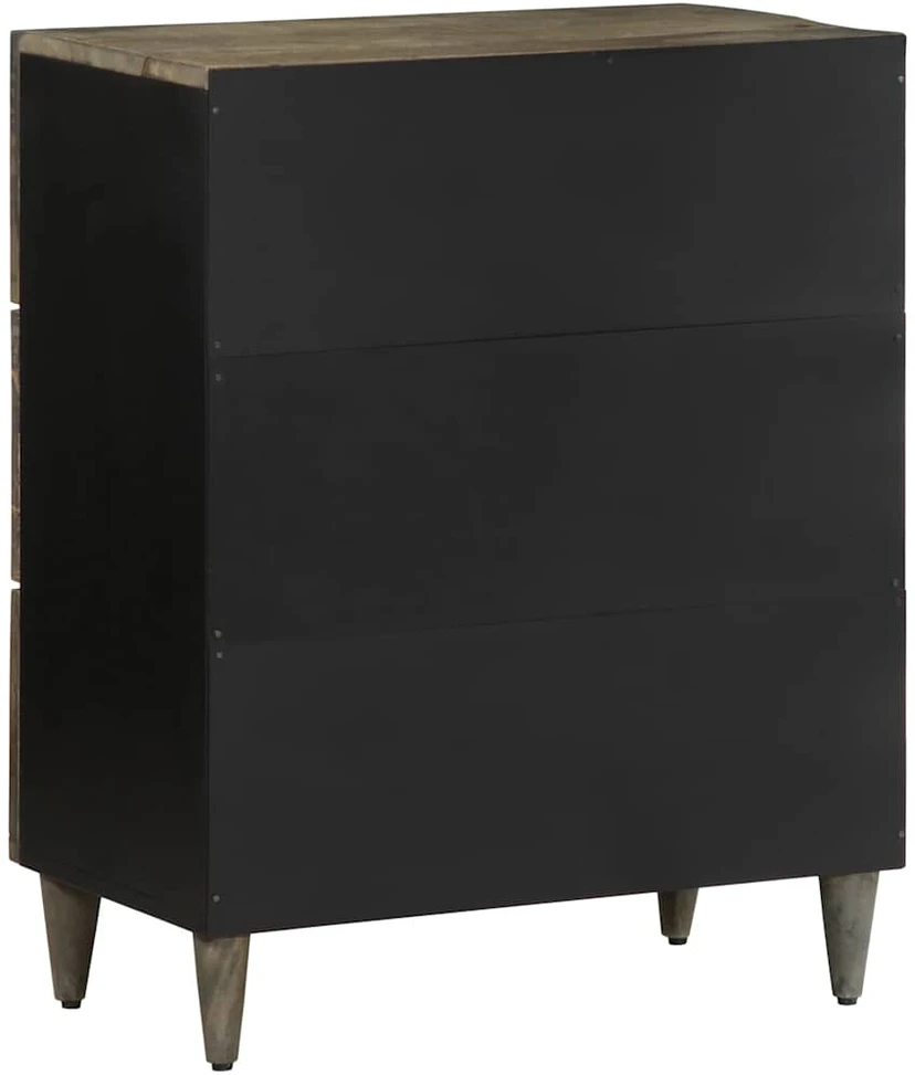 indauja šviesiai pilka 60x33,5x75 cm medžio masyvo mango