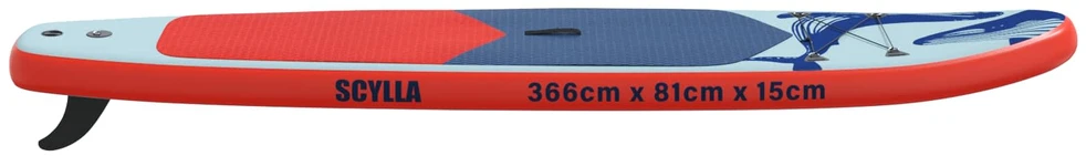 Inflatable Stand Up Paddle Board SCYLLA 366 x 81 x 15 cm Mėlyna