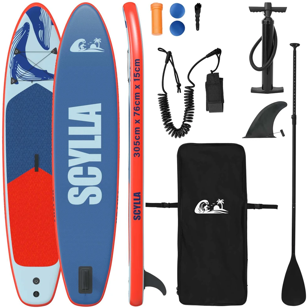 Inflatable Stand Up Paddle Board SCYLLA 305 x 76 x 15 cm Mėlyna
