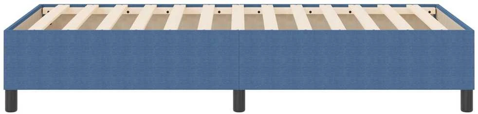 Lova Platforminės lovos rėmas Mėlyna 90 x 190 cm Kordūrinis audinys