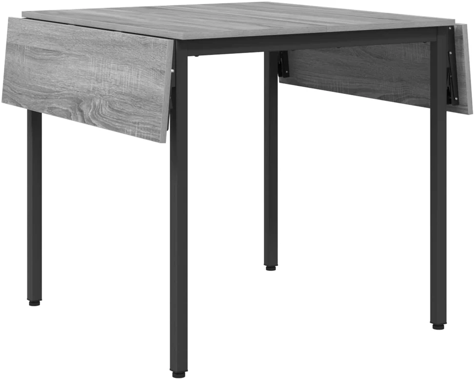 Išlenkiamas valgomasis stalas 120 x 81,5 x 75 cm Pilka Sonoma