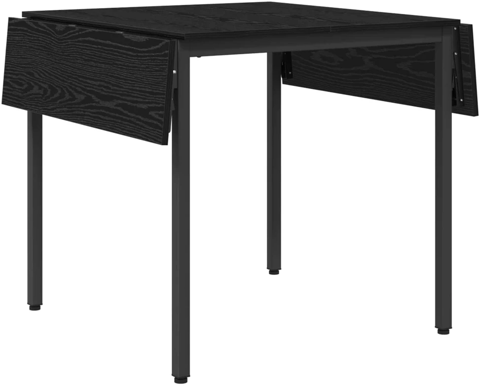 Išlenkiamas valgomasis stalas 120 x 81,5 x 75 cm Juodojo ąžuolo