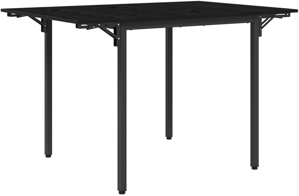 Išlenkiamas valgomasis stalas 120 x 81,5 x 75 cm Juodojo ąžuolo