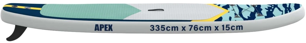 Pripučiama stovėjimo panele APEX 335 x 76 x 15 cm Mėlyna skirta