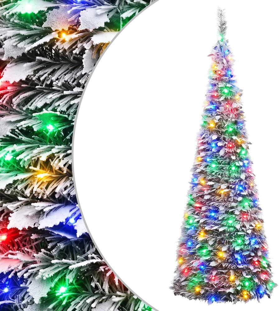 Išskleidžiama Kalėdų eglutė su LED lemputėmis 150 cm 100 LED