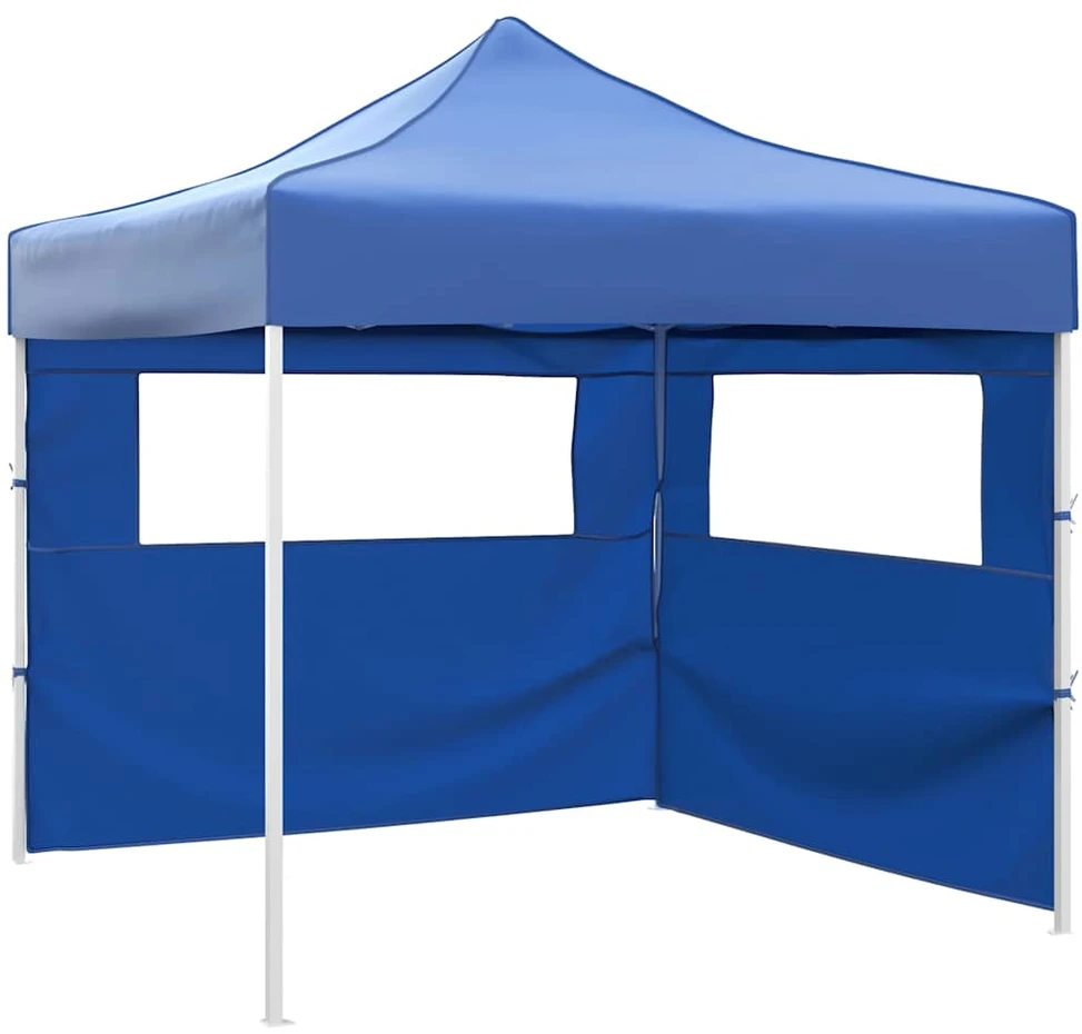 Išskleidžiama palapinė su 2 sienomis, mėlyna, 3x3 m