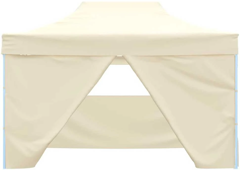 Išskleidžiama palapinė su 4 šon. sienomis, 3x4,5m, krem. balta