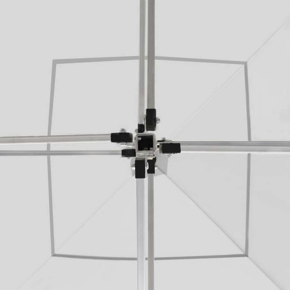 Išskleidžiama palapinė su sienomis, balta, 2x2m, aliuminis