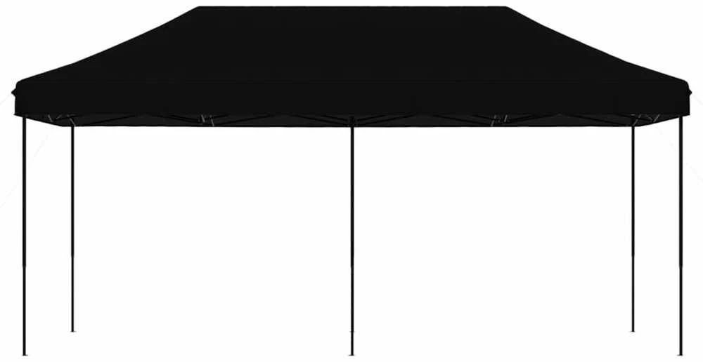 Išskleidžiama proginė palapinė, juodos spalvos, 580x292x315cm