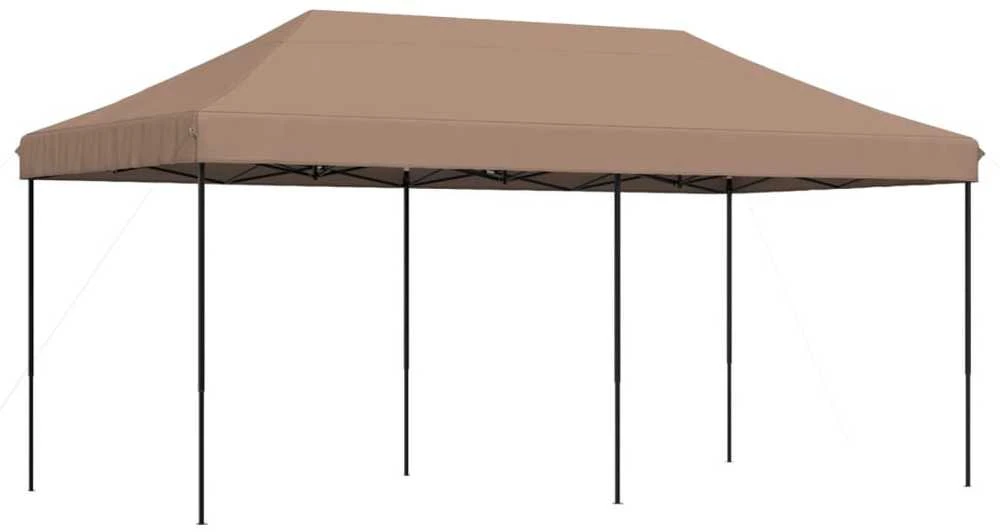 Išskleidžiama proginė palapinė, rudos spalvos, 580x292x315cm