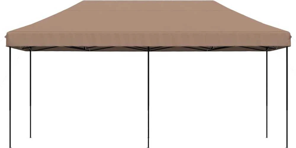 Išskleidžiama proginė palapinė, rudos spalvos, 580x292x315cm
