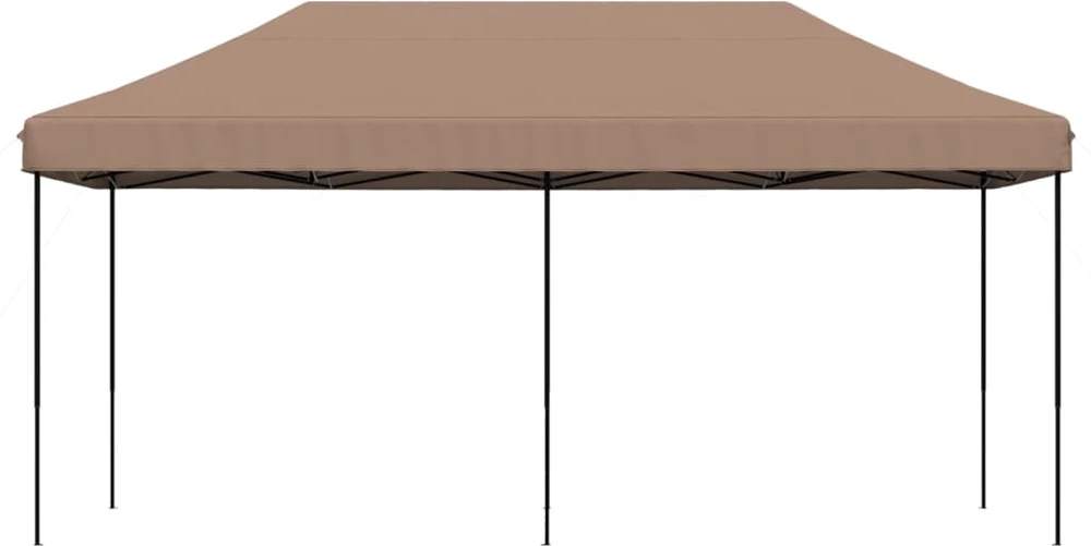 Išskleidžiama proginė palapinė, rudos spalvos, 580x292x315cm