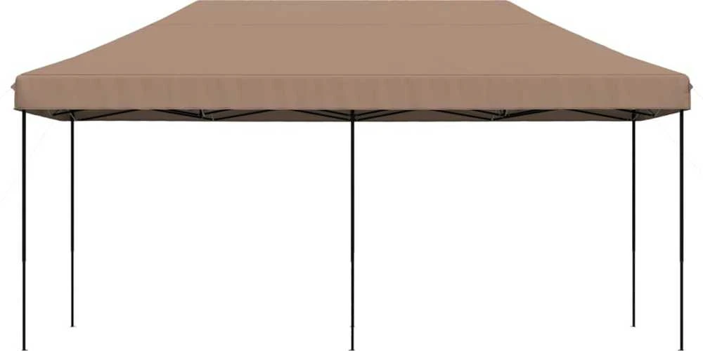 Išskleidžiama proginė palapinė, rudos spalvos, 580x292x315cm