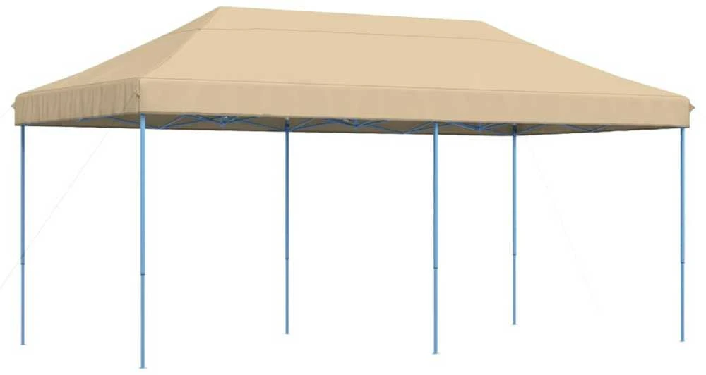 Išskleidžiama proginė palapinė, smėlio spalvos, 580x292x315cm