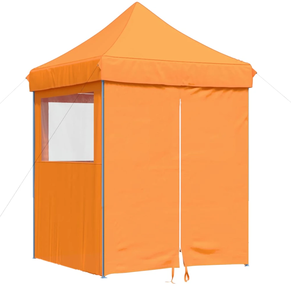 Išskleidžiama proginė palapinė su 4 sienomis, oranžinė