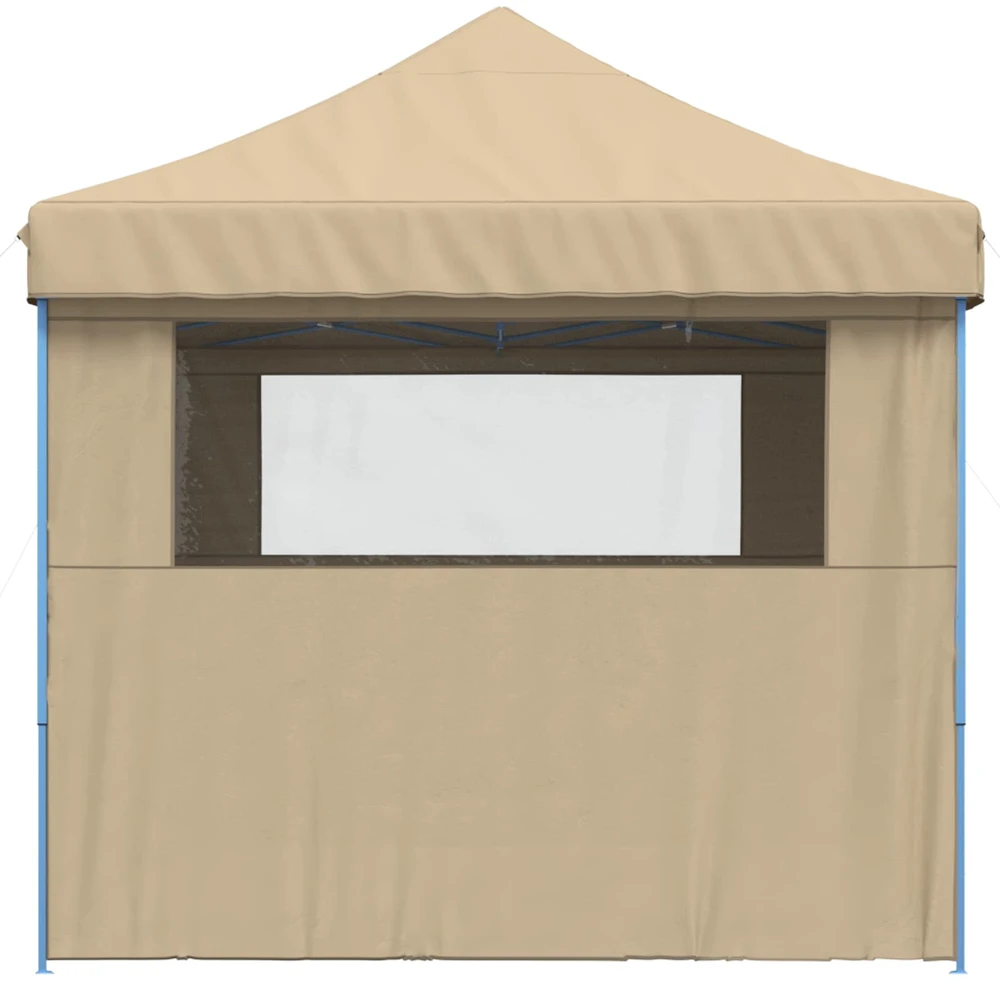 Išskleidžiama proginė palapinė su 4 šoninėmis sienomis, smėlio