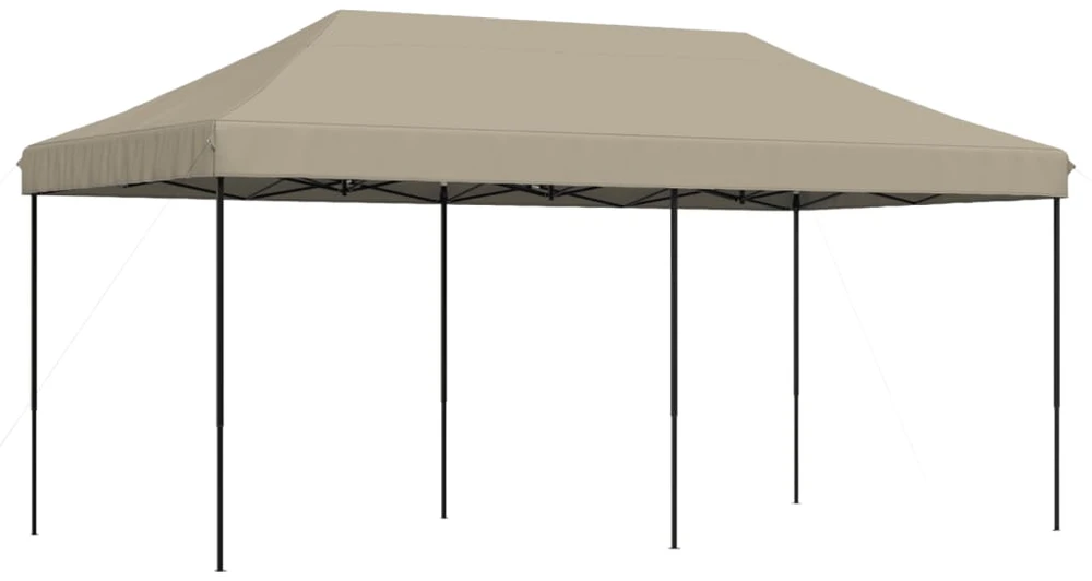 Išskleidžiama proginė palapinė, taupe spalvos, 580x292x315cm