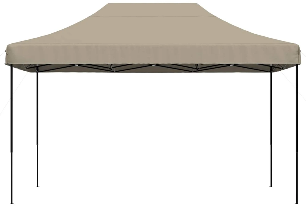 Išskleidžiama proginė palapinė, taupe spalvos, 440x292x315cm