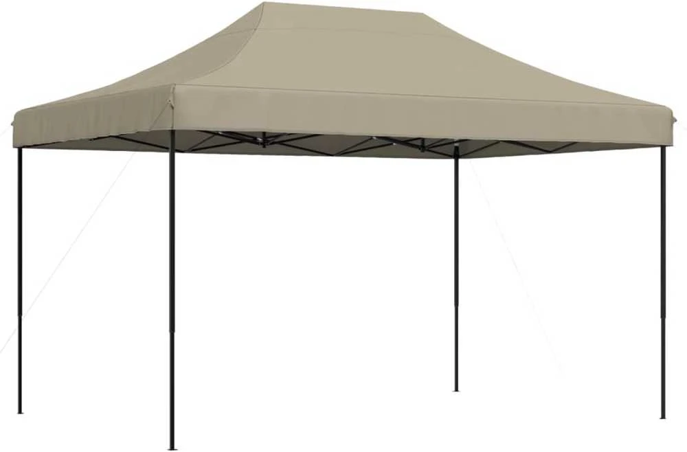 Išskleidžiama proginė palapinė, taupe spalvos, 410x279x315cm