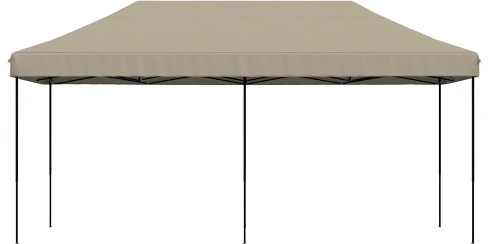 Išskleidžiama proginė palapinė, taupe spalvos, 580x292x315cm