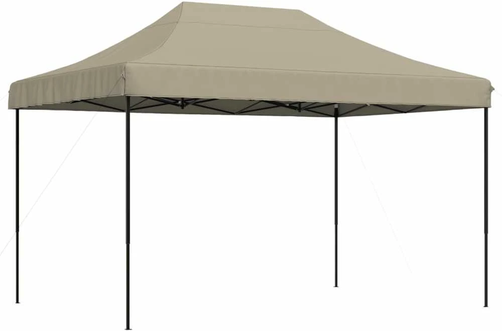 Išskleidžiama proginė palapinė, taupe spalvos, 410x279x315cm