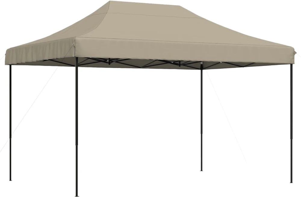 Išskleidžiama proginė palapinė, taupe spalvos, 410x279x315cm