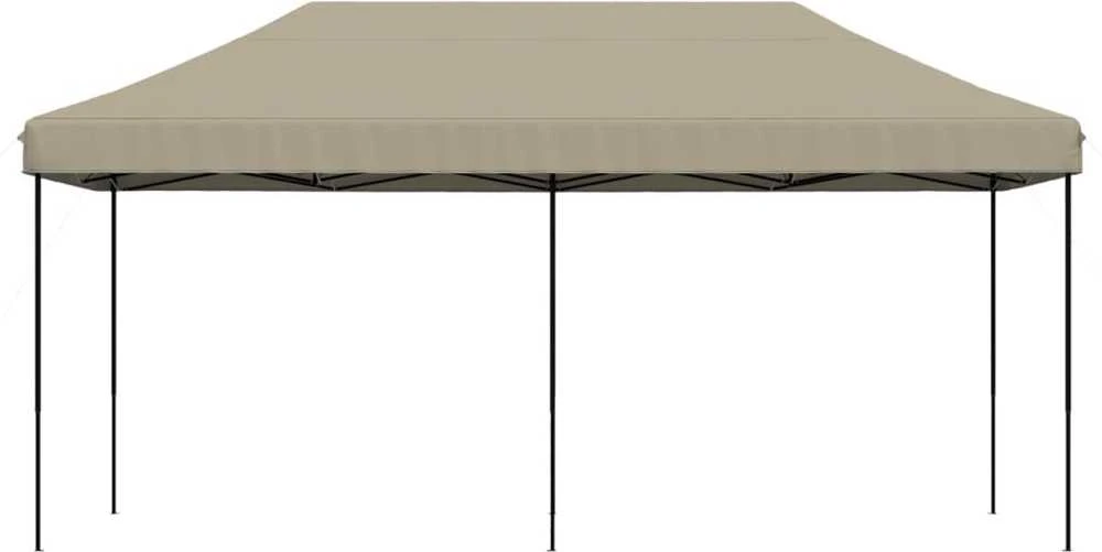 Išskleidžiama proginė palapinė, taupe spalvos, 580x292x315cm