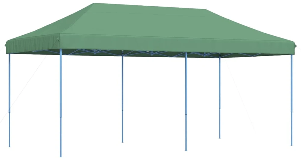 Išskleidžiama proginė palapinė, žalios spalvos, 580x292x315cm