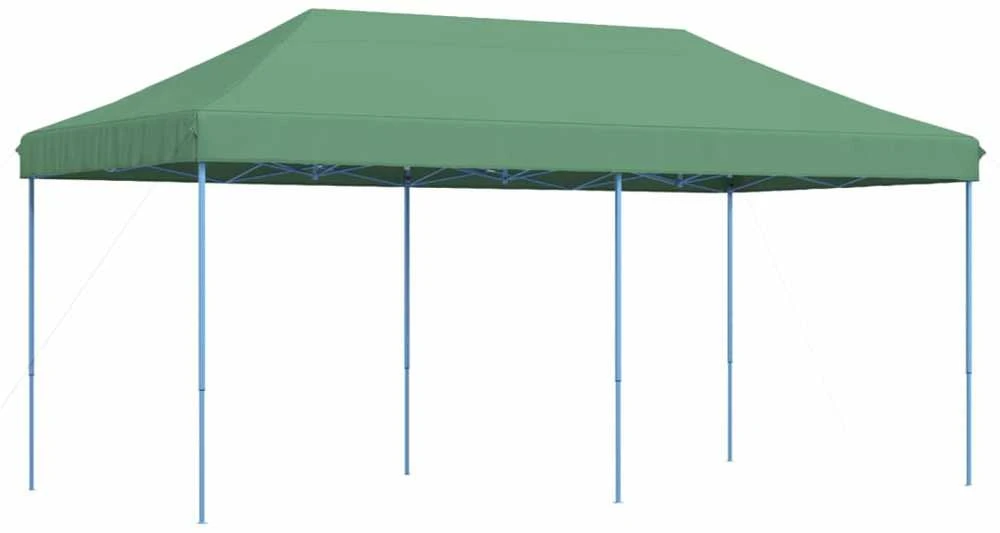 Išskleidžiama proginė palapinė, žalios spalvos, 580x292x315cm