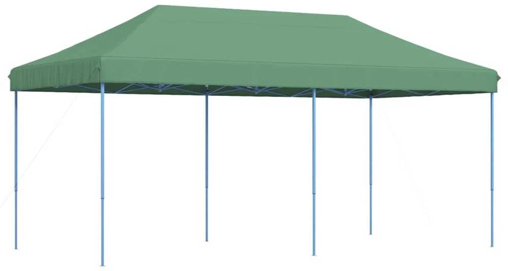 Išskleidžiama proginė palapinė, žalios spalvos, 580x292x315cm