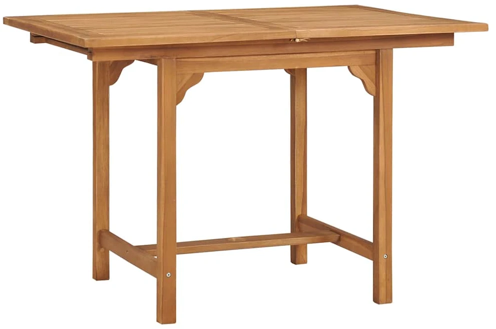 Išskleidžiamas stalas, (110-160)x80x75cm, tikmedžio masyvas