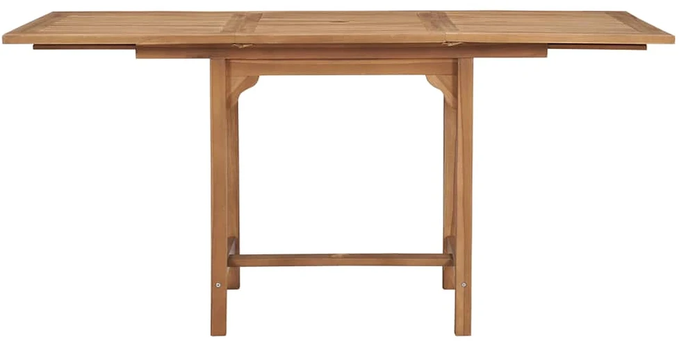 Išskleidžiamas stalas, (110-160)x80x75cm, tikmedžio masyvas
