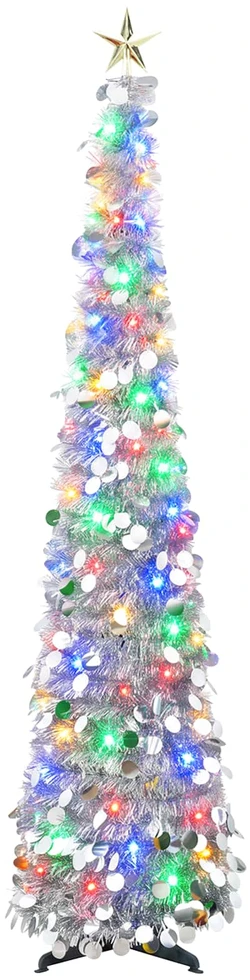 Iššokanti LED Kalėdų eglutė su žvaigžde viršūnėje 180 cm