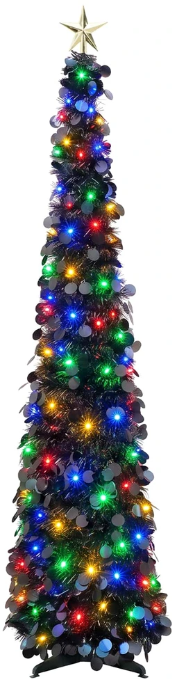 Iššokanti LED Kalėdų eglutė su žvaigžde viršūnėje 180 cm
