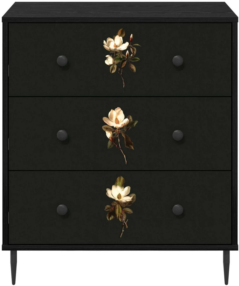 Ištraukalas spinta BREMEN Magnolijų raštas 66 x 36,5 x 76 cm