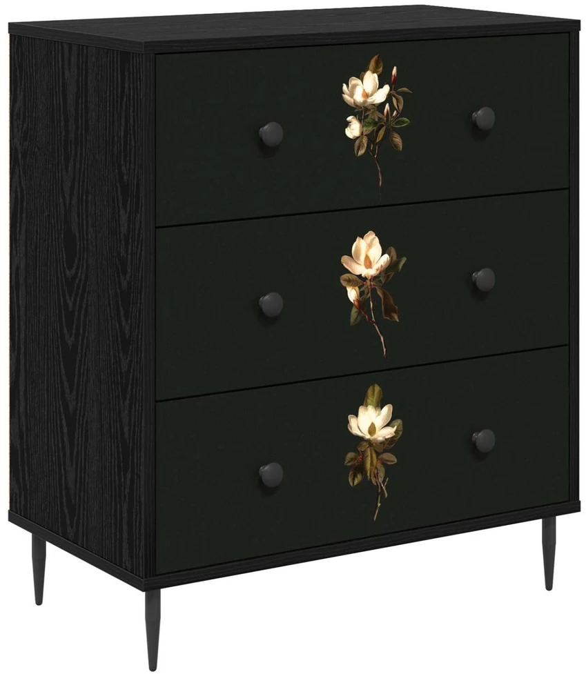 Ištraukalas spinta BREMEN Magnolijų raštas 66 x 36,5 x 76 cm