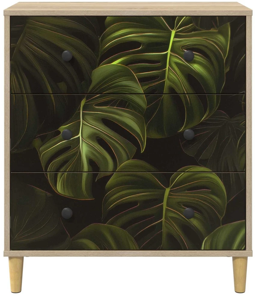Ištraukalas spinta ELBURG Palmių lapų raštas 66 x 36,5 x 75 cm