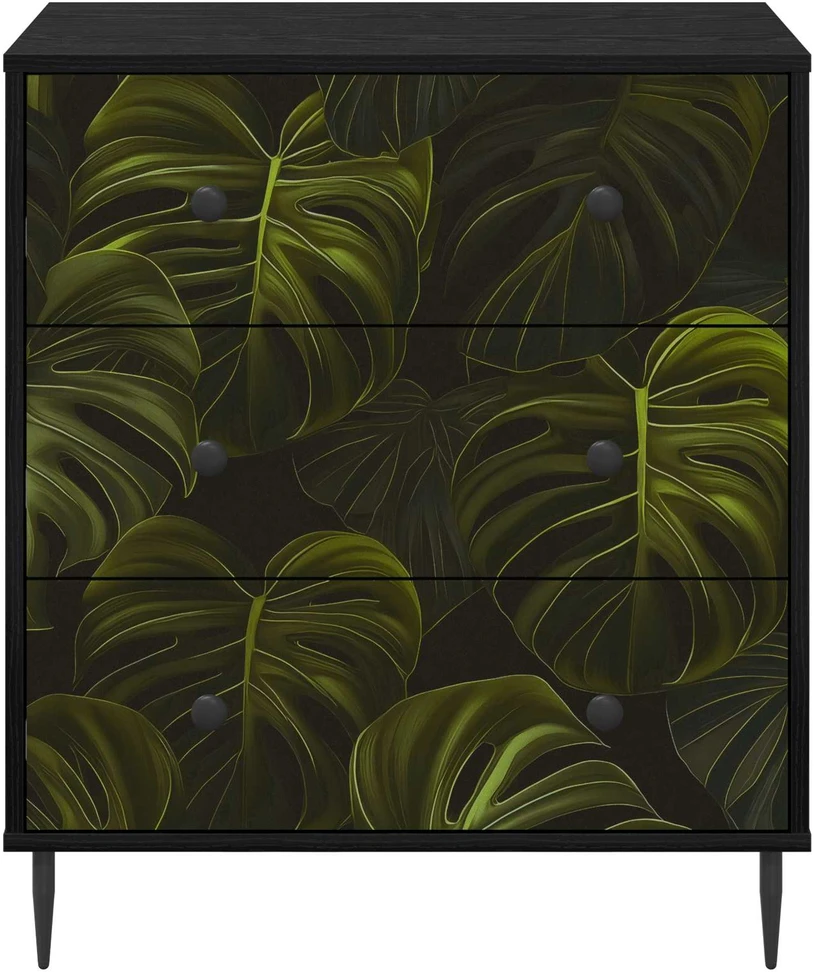 Ištraukalas spinta ELBURG Palmių lapų raštas 66 x 36,5 x 76 cm