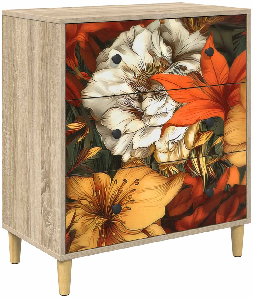 Ištraukalas spinta GENNEP Lazdynų raštas 66 x 36,5 x 75 cm