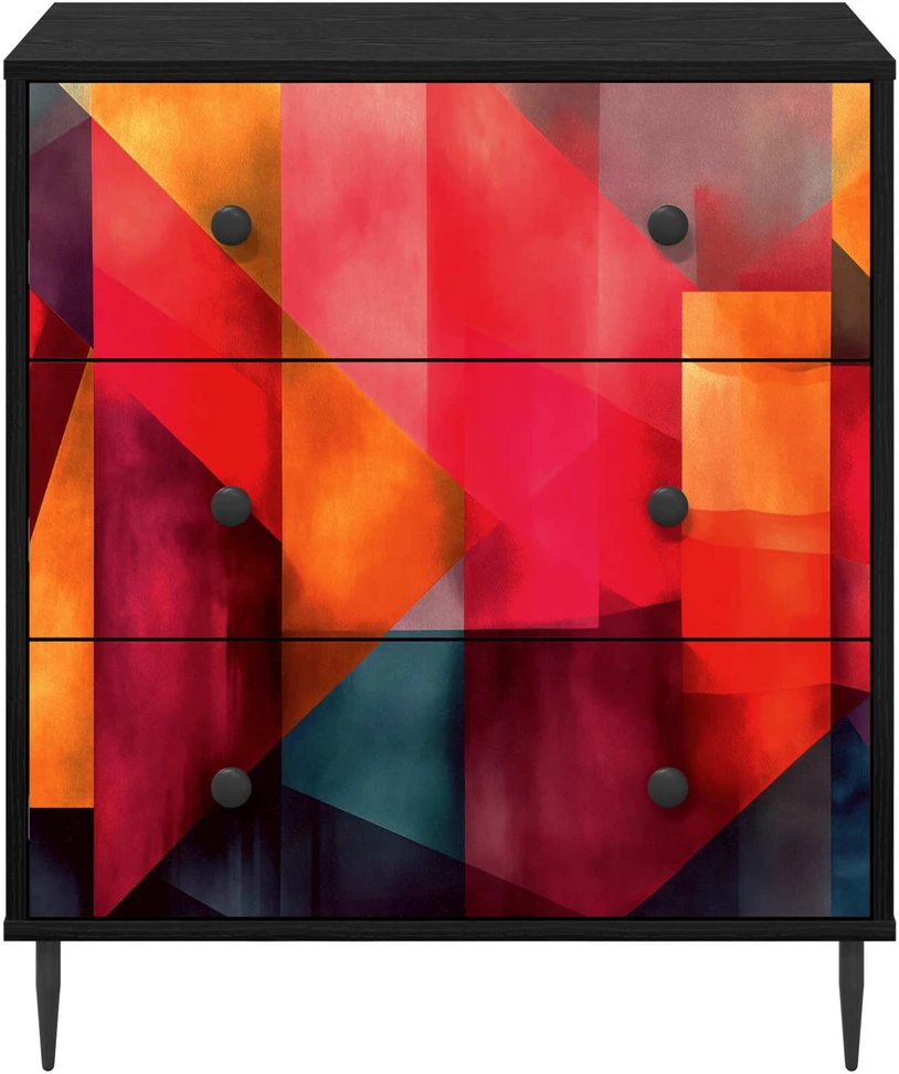 Ištraukalas spinta HEESCH Spalvų blokų raštas 66 x 36,5 x 76 cm