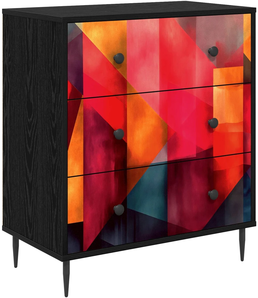 Ištraukalas spinta HEESCH Spalvų blokų raštas 66 x 36,5 x 76 cm