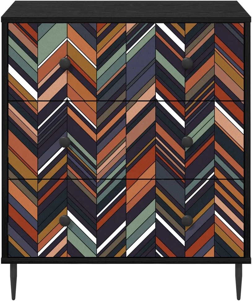 Ištraukalas spinta OMMEN Geometrinis raštas 66 x 36,5 x 76 cm