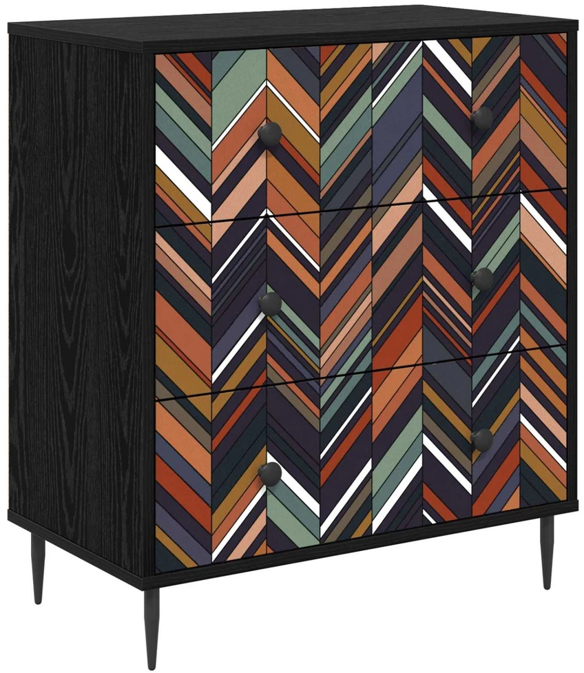 Ištraukalas spinta OMMEN Geometrinis raštas 66 x 36,5 x 76 cm
