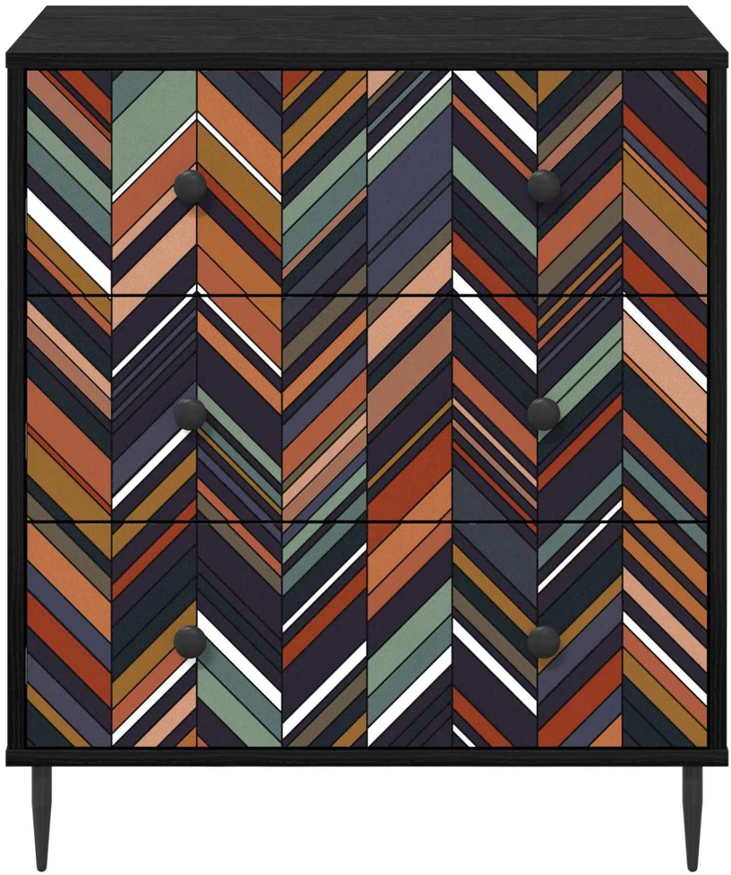 Ištraukalas spinta OMMEN Geometrinis raštas 66 x 36,5 x 76 cm
